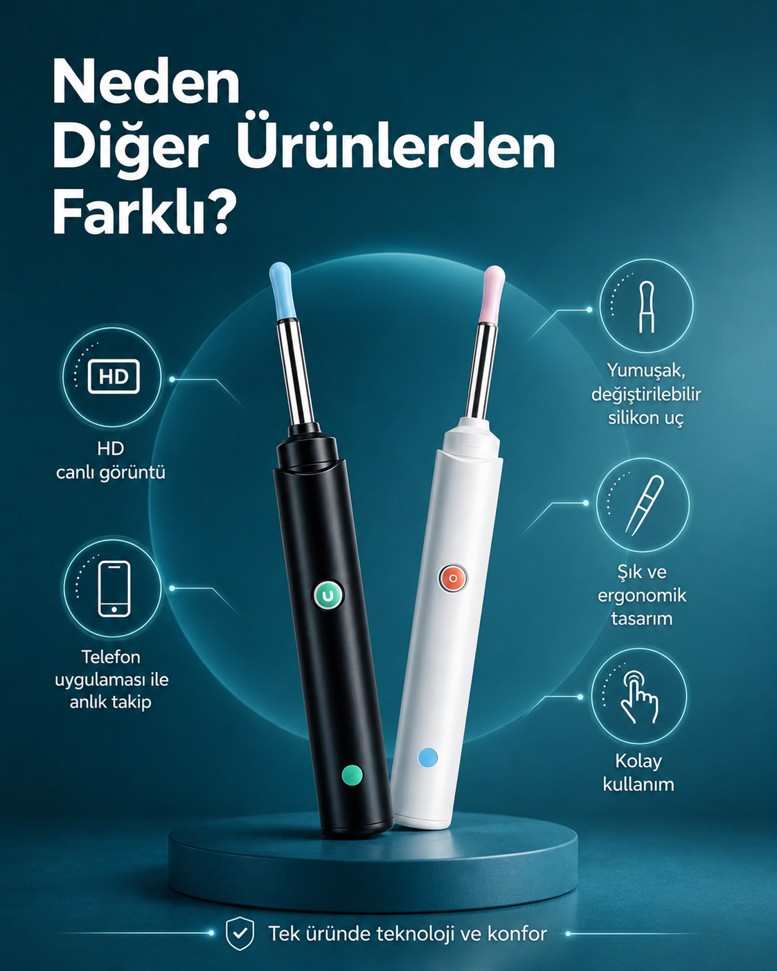 ORIVA kulak temizleme cihazı